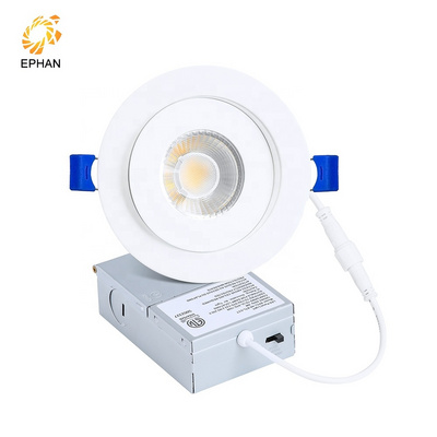 Intertek No Flicker Dimmable LED Recessed Ceiling Gimbal Lights Slim