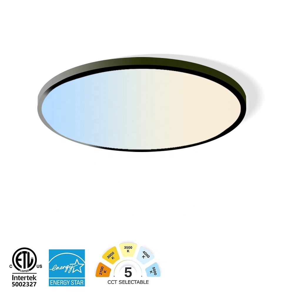 ETL FCC Energy Star 20W 24W 36W 12 Inch Flush Mount Led Ceiling Light For USA Canada Market