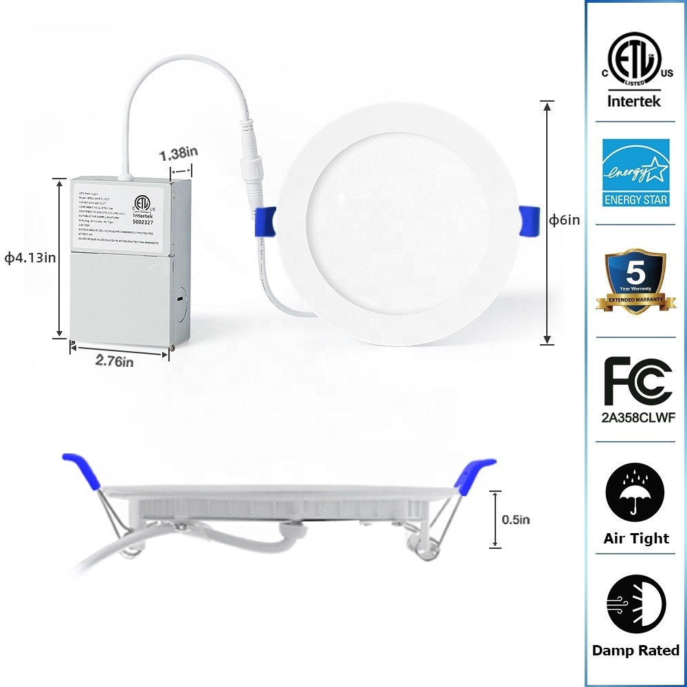 FCCID 2A358Clwf RGB Can Lights WI-FI Smart 6 Inch LED Recessed Lighting