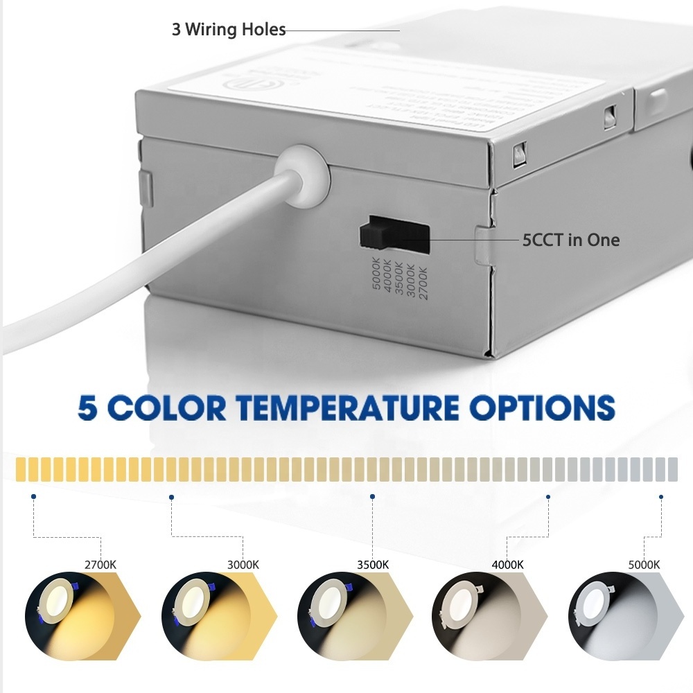 Factory Sale ETL & Energy Star Listed 6 inch 12 Watt 1050 Lumens Recessed Led Down Lights