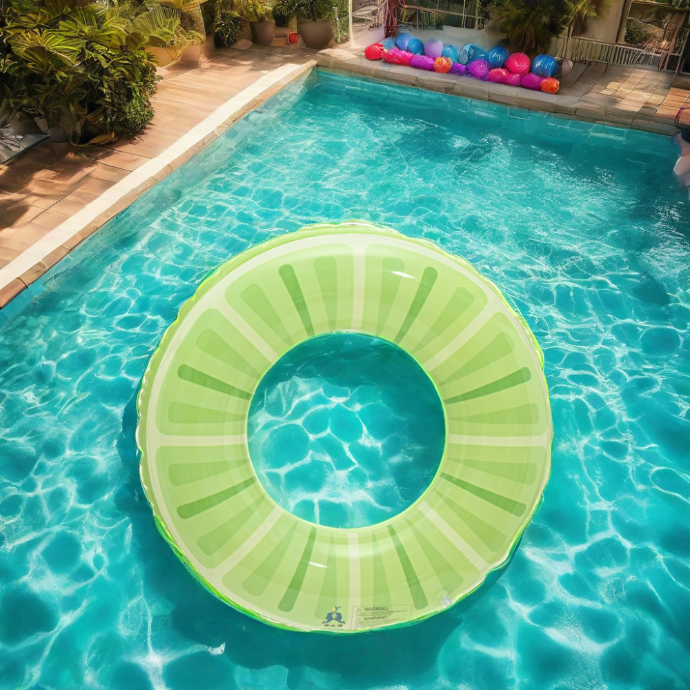 Wholesale Adults PVC Floating Ring Kids Donut Inflatable Swimming Ring