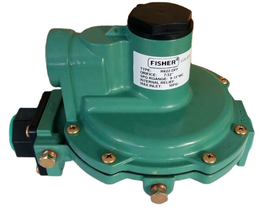 R622-BCF Model DN15 Connection size Emerson Fisher  Make R622 Low Pressure Gas Regulator Valve