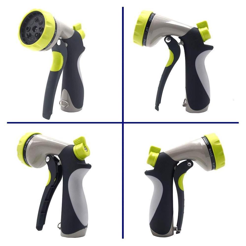 High Quality 8 Functional Garden tools Deluxe Brass Front trigger spray nozzle Trigger Zinc Hose trigger sprayer nozzles