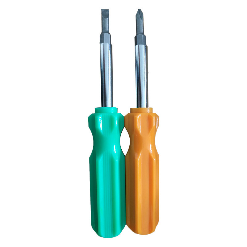 Professional screwdriver cord double head phillips reversible screwdriver flat dual use screwdriver