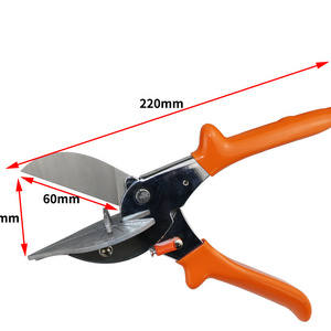 Hot sell Multi Angle Miter Shear Cutter 45-135 Degree Adjustable Angle Scissors Trim Shears Hand Tools for Cutting Wire Troughs