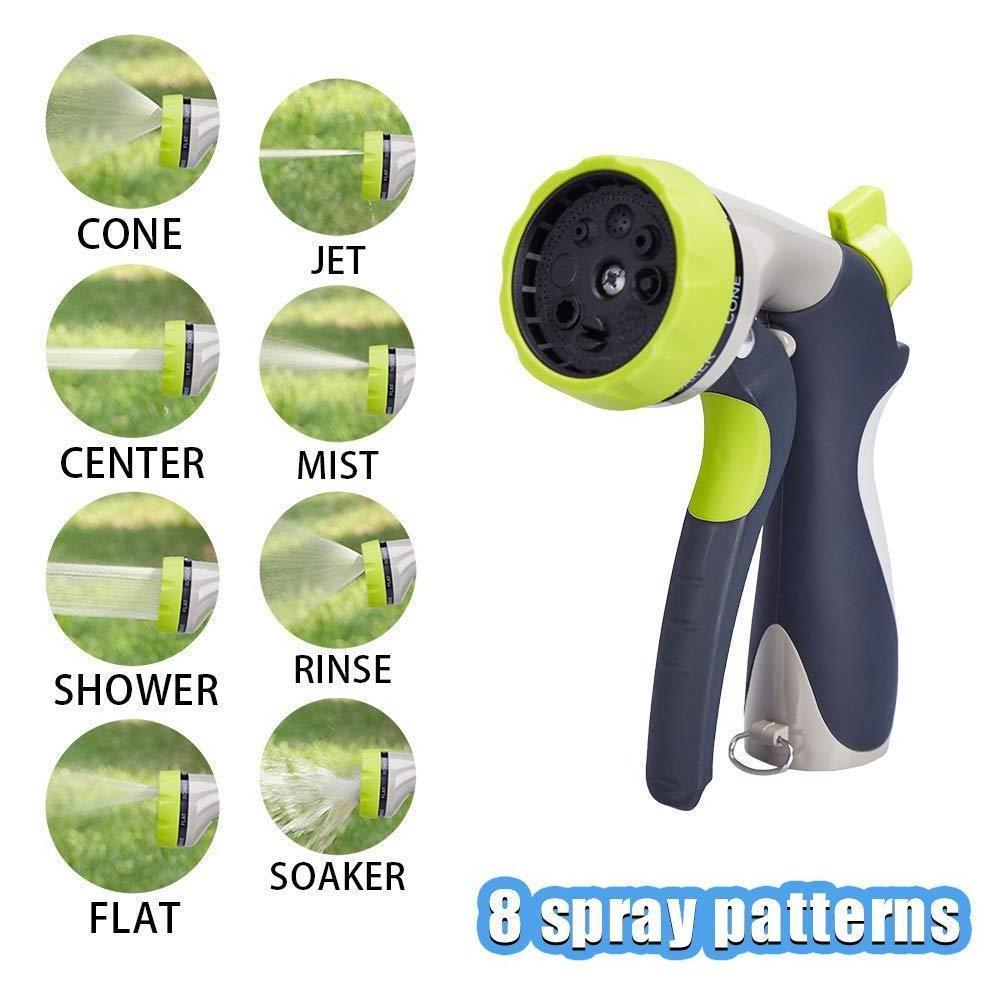 High Quality 8 Functional Garden tools Deluxe Brass Front trigger spray nozzle Trigger Zinc Hose trigger sprayer nozzles