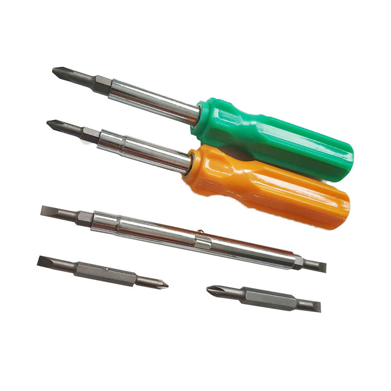 Professional screwdriver cord double head phillips reversible screwdriver flat dual use screwdriver