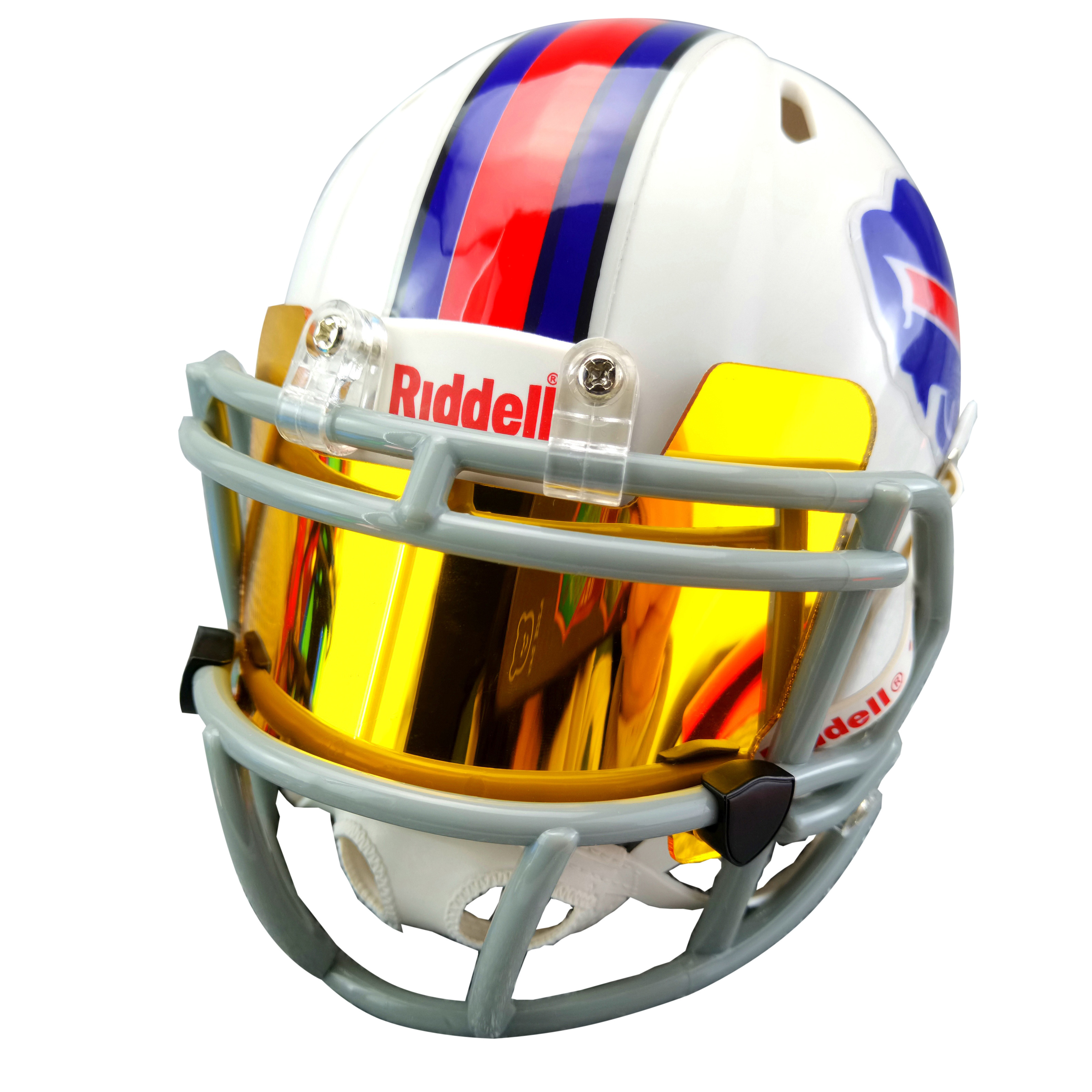 Universal Mini Football Helmet Mini Football visor with clips for collectors