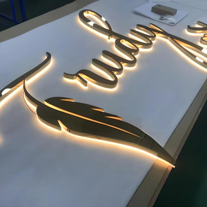 Custom Store Front 3D Business Sign Outdoor Logo Office Backlit Metal Signage Board Shopfront Illuminated Wall Channel Letters