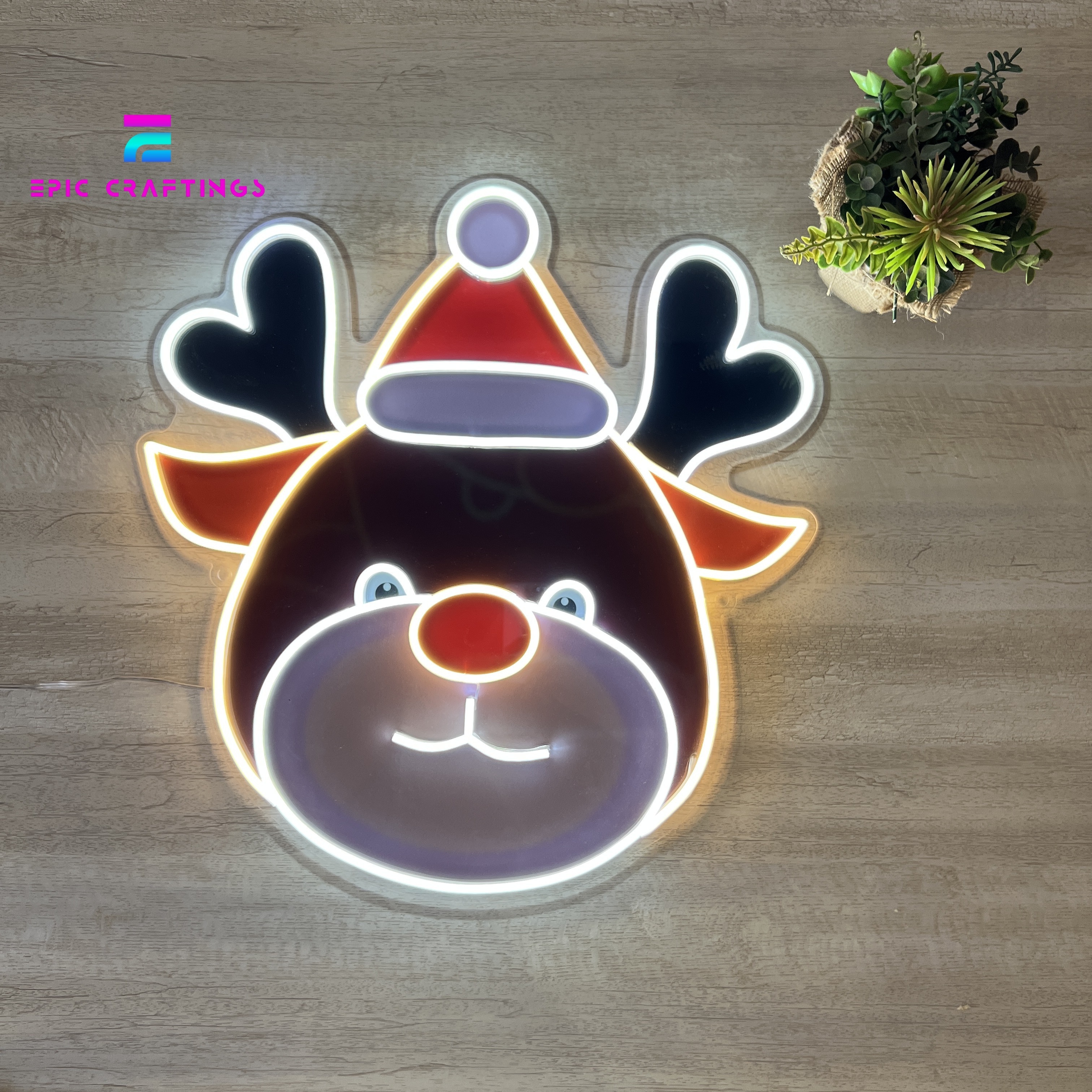 UV Printed Trick or Treat Custom Acrylic Neon Sign Custom Waterproof Halloween Neon Sings for Indoor and Outdoor Decoration