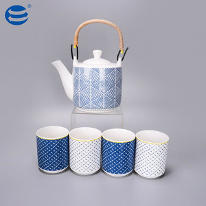 Excellent custom  eco-friendly  Japan style ceramic tea&coffee new bone china 600cc porcelain tea pot  with logo