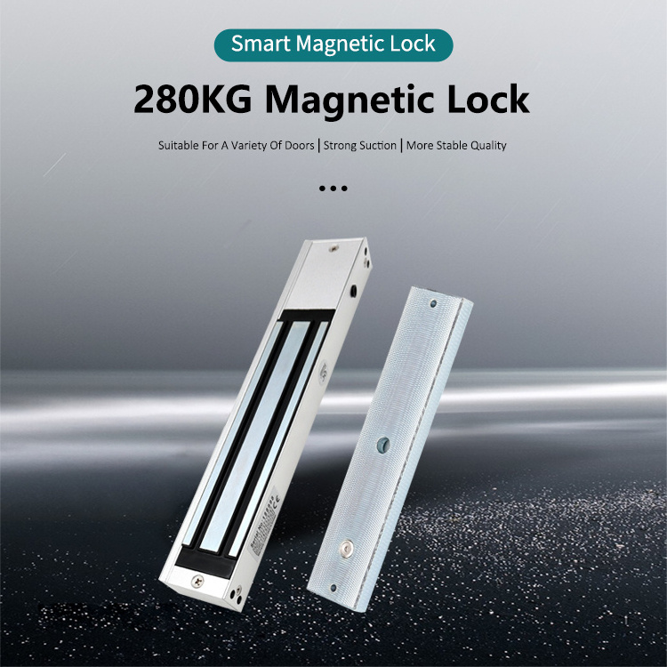 Hot Sale 280kg 600lbs Classic Magnetic Lock With Signal Secure Double Door Electric Magnetic Door Lock