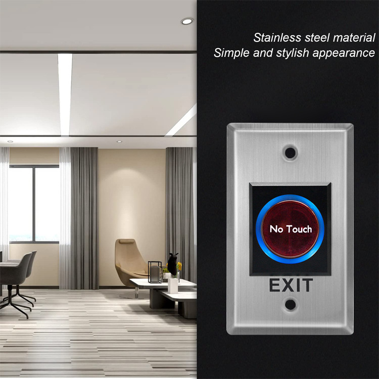 New Inventions Exit Button No Touch Infrared Touchless Emergency Infrared Sensor Switch  For Access Control