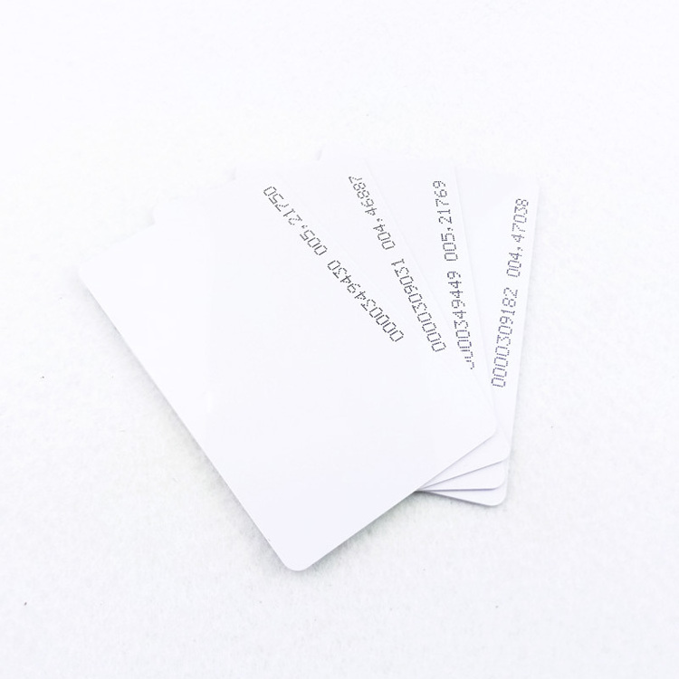 CMRFID uhf iso white printable rfid nfc business blank card T5577 TK4100 S50 S70 proximity 213 chip PVC rfid access control card