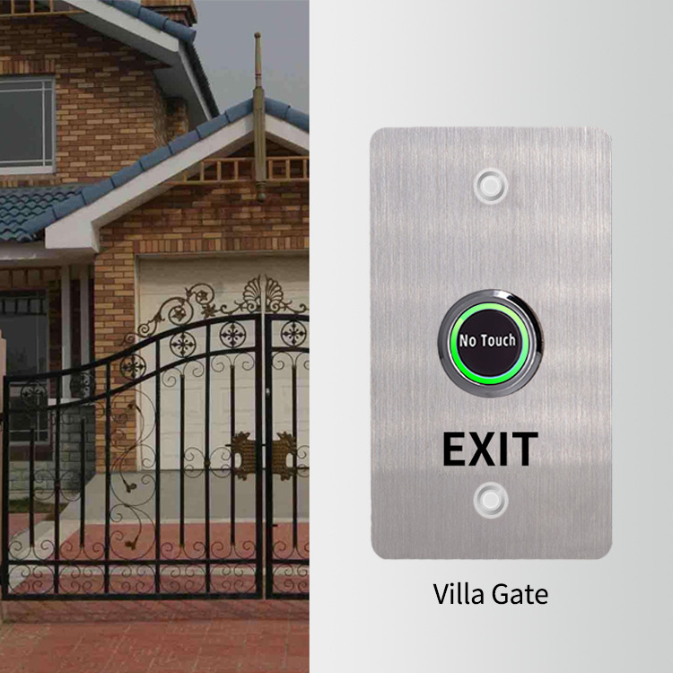 No Touch Exit Switch Button Contactless Access Control Door Switch Touchless Exit Button