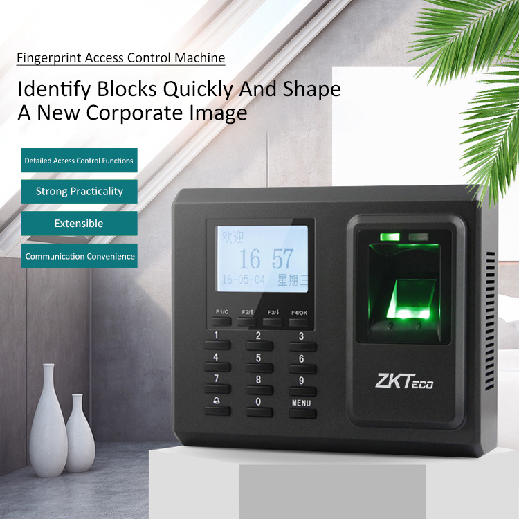 ZK F2 Free Sdk Employee Time Attendance System Biometric Fingerprint Scanner Time Attendance Machine Time Clock Fingerprint Wifi