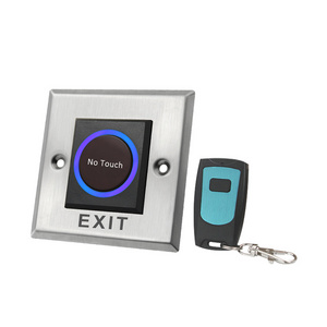 12v Push Button Wall Switch Touch Less Stainless Steel Infrared Sensor Door Access Exit Push Button