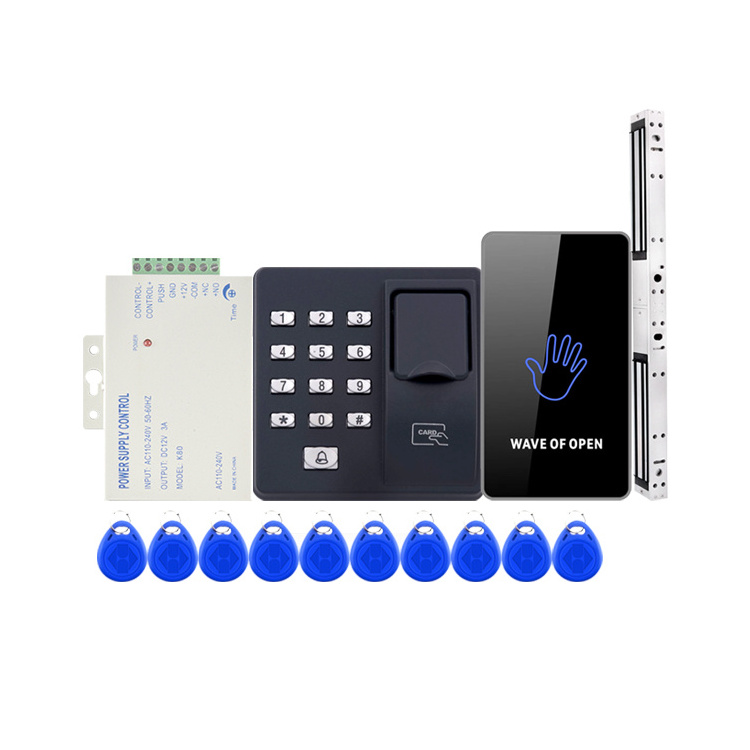 Access control kit Cipher suite keyboard RFID card reader 280kg/magnetic lock access control system combination