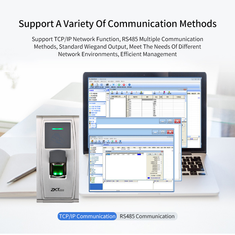 ZK MA300 Professional Biometric Fingerprint Standalone Access Control and Time Attendance System Device Waterproof 2 Years 1500