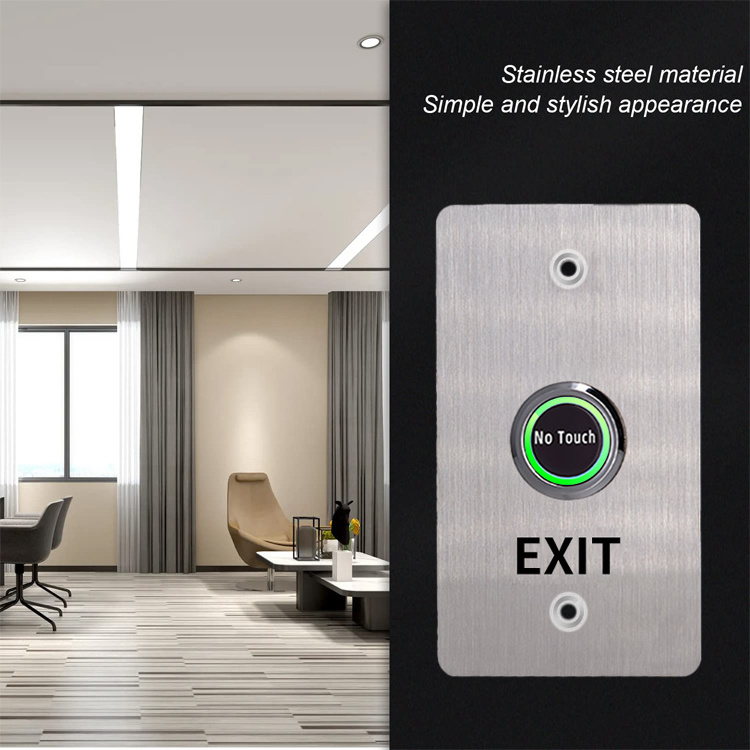 No Touch Exit Switch Button Contactless Access Control Door Switch Touchless Exit Button