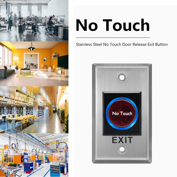 New Inventions Exit Button No Touch Infrared Touchless Emergency Infrared Sensor Switch  For Access Control