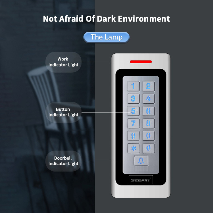 Alone Access Controller Rfid Reader Access Control Rfid Metal Vandal-proof Access Control