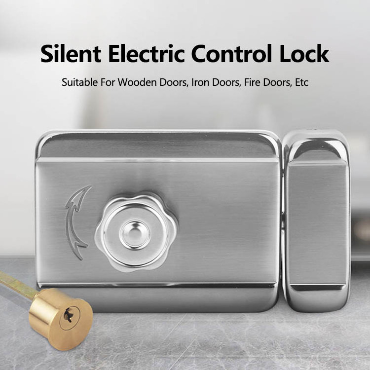 12v Access Control Security Door Antique Electronic Electric Rim Lock