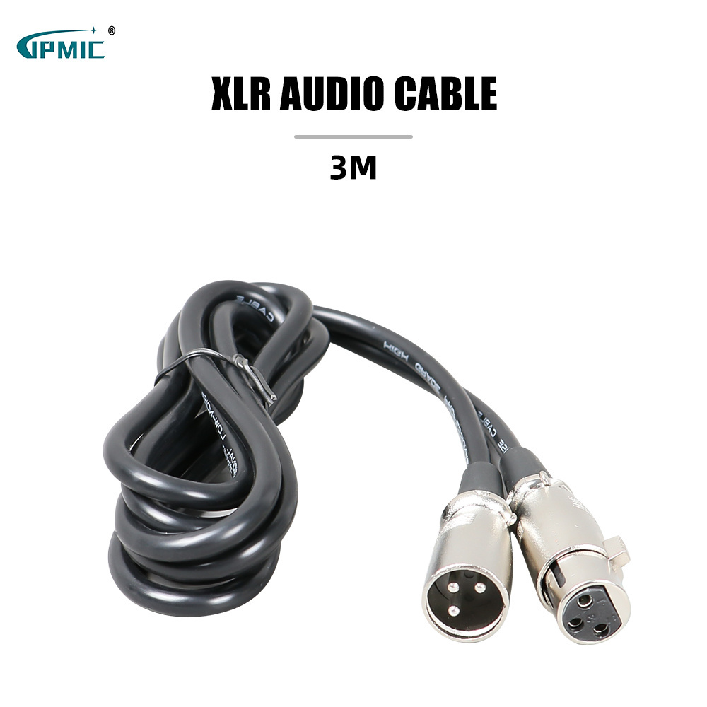 HOT sale OEM professional 3pin Speaker audio XLR cable male to female xlr microphone cable wire