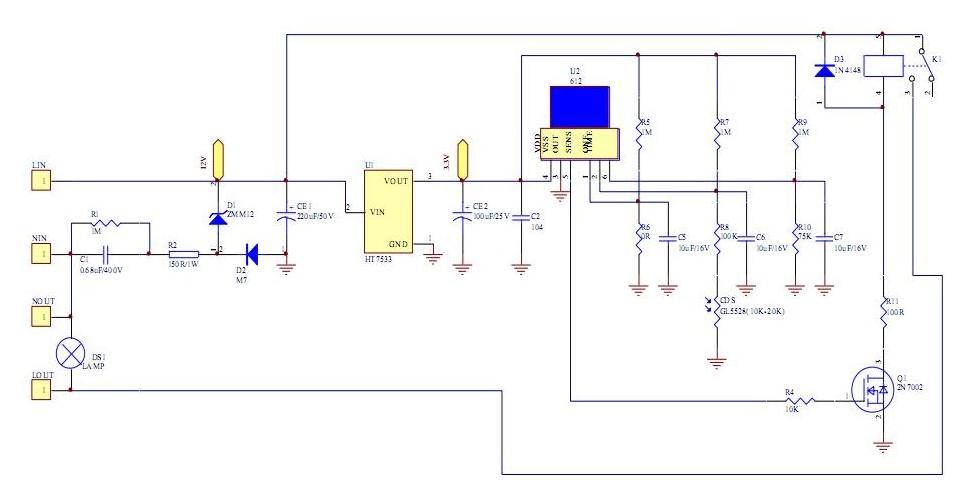 Big Window Digital PIR Sensor BM612 Connecting External Light Control for Lighting system