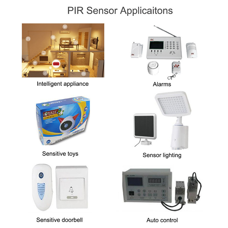 6 Pins Big Window Human Pyroelectric Infrared Sensor BL612 low consumption PIR Detector