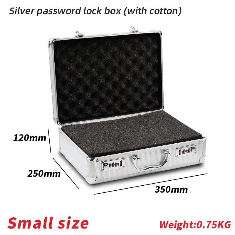 Black Protection Aluminum Gun Carry Storage Case