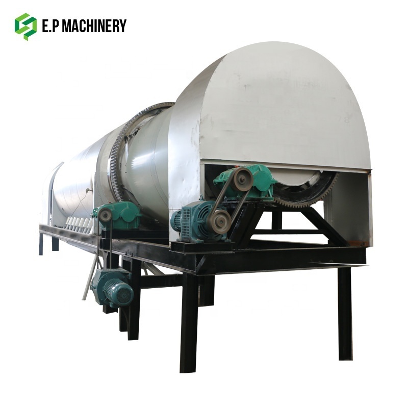 Rotary cotton stalk carbonization furnace kiln/continuous rice husk &nut shell charcoal making machine stove