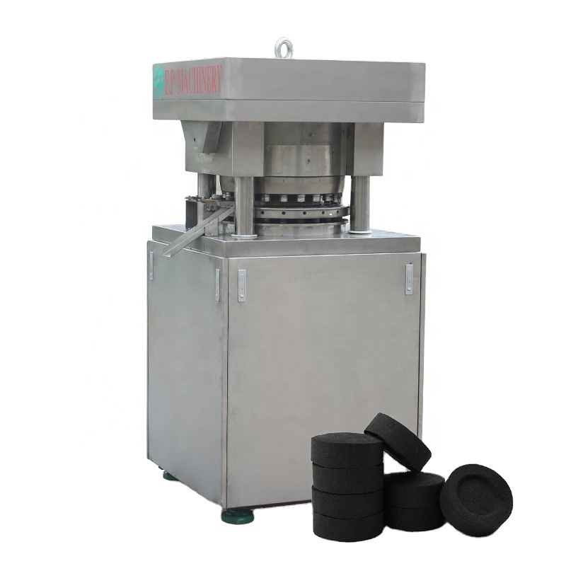 E.P Good Quality New Type Rotary Coconut Shell Bbq Pressing Hookah Charcoal Tablet Making Machine