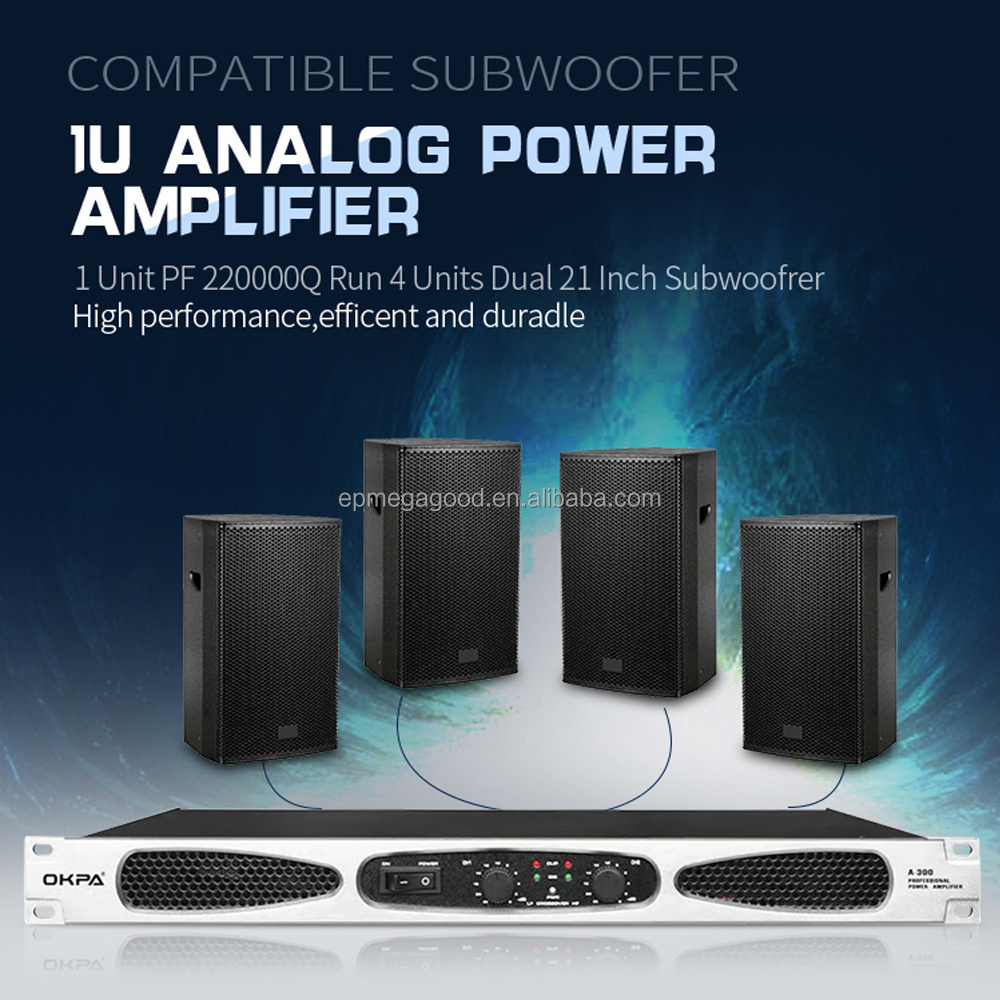 madon A series amplifier HIFI Subwoofer 2 CH Class AB power Amplifier 100W 200W 300W professional power amplifier