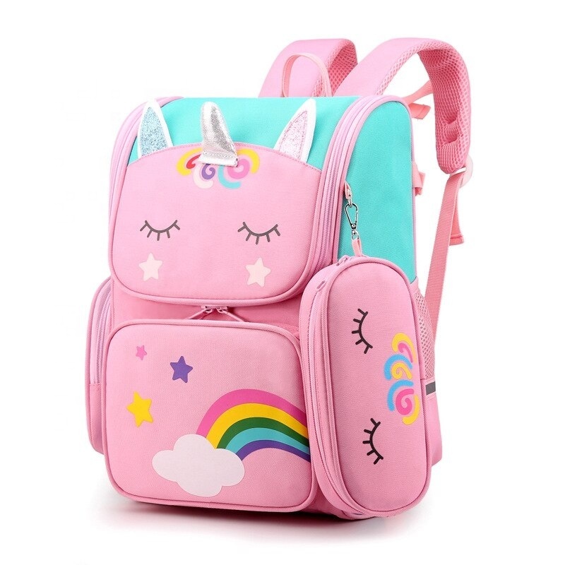 Fashion Anime Primary Waterproof new version school bags mochila Schoolbag Kids BooKbag 3D Cartoon outdoor bag packs for girls