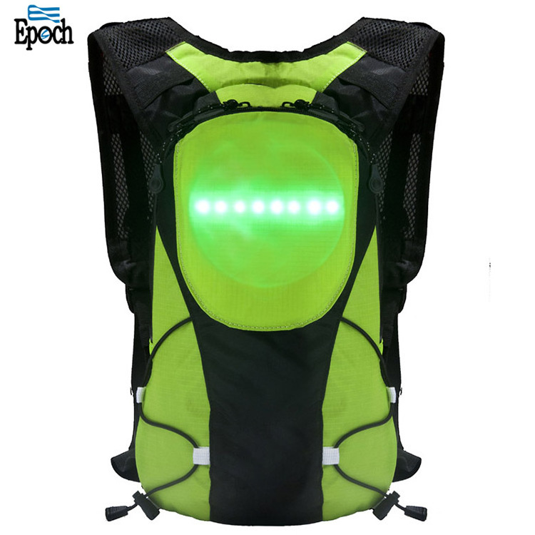 Convenient Waterproof led bag lights reflective led bag rucksack backpack for sport outdoor