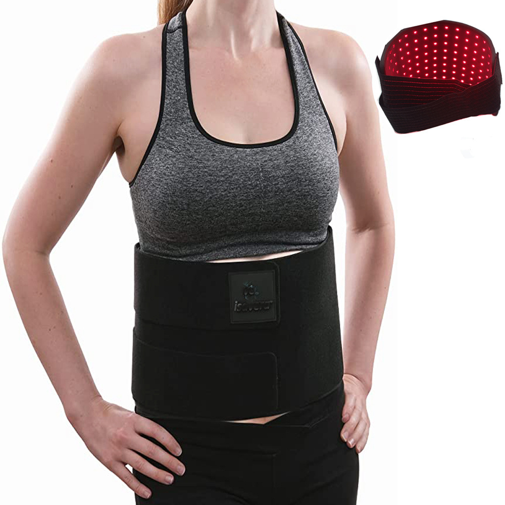 Custom Anti-aging Pain Relief Mat Fat Burning 635nm 660nm 850nm Flexible Wrap Infrared Pad LED Red Light Therapy Belt