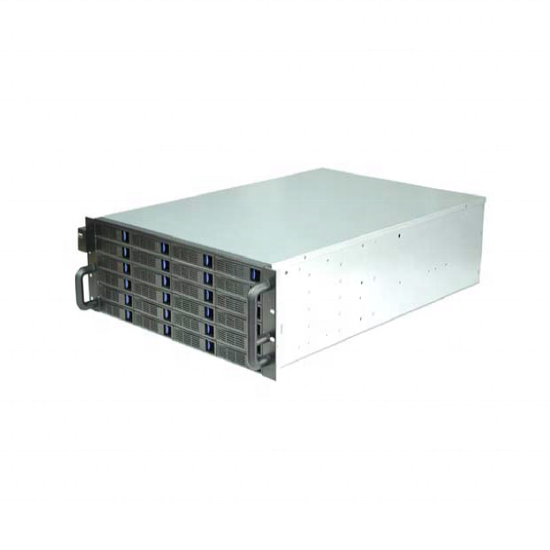 Custom 4U Compact storage Server ATX case with 24 hot swap bays EKI-N424R