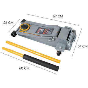 China Alibaba PRO supplier Trolley Jack 3.5 t Maximum Load 3 ton low profile double hydraulic floor jack