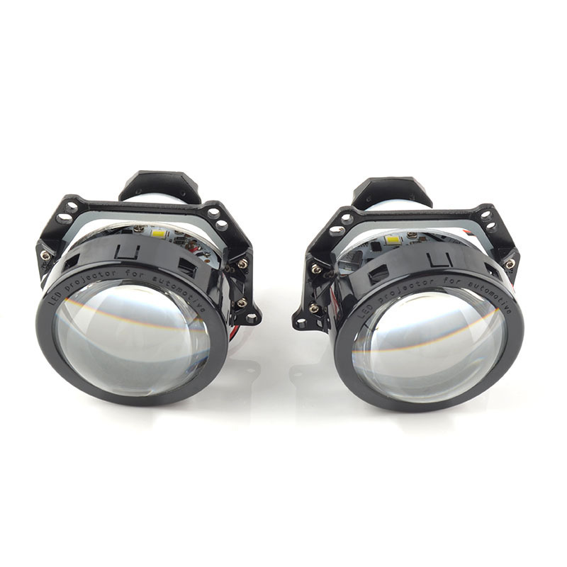 2024 Auto Headlamp 3 inch Biled Projector Lens Canbus 12v Car LED Headlight Projectors 120w 6000k Biled Projector Lens