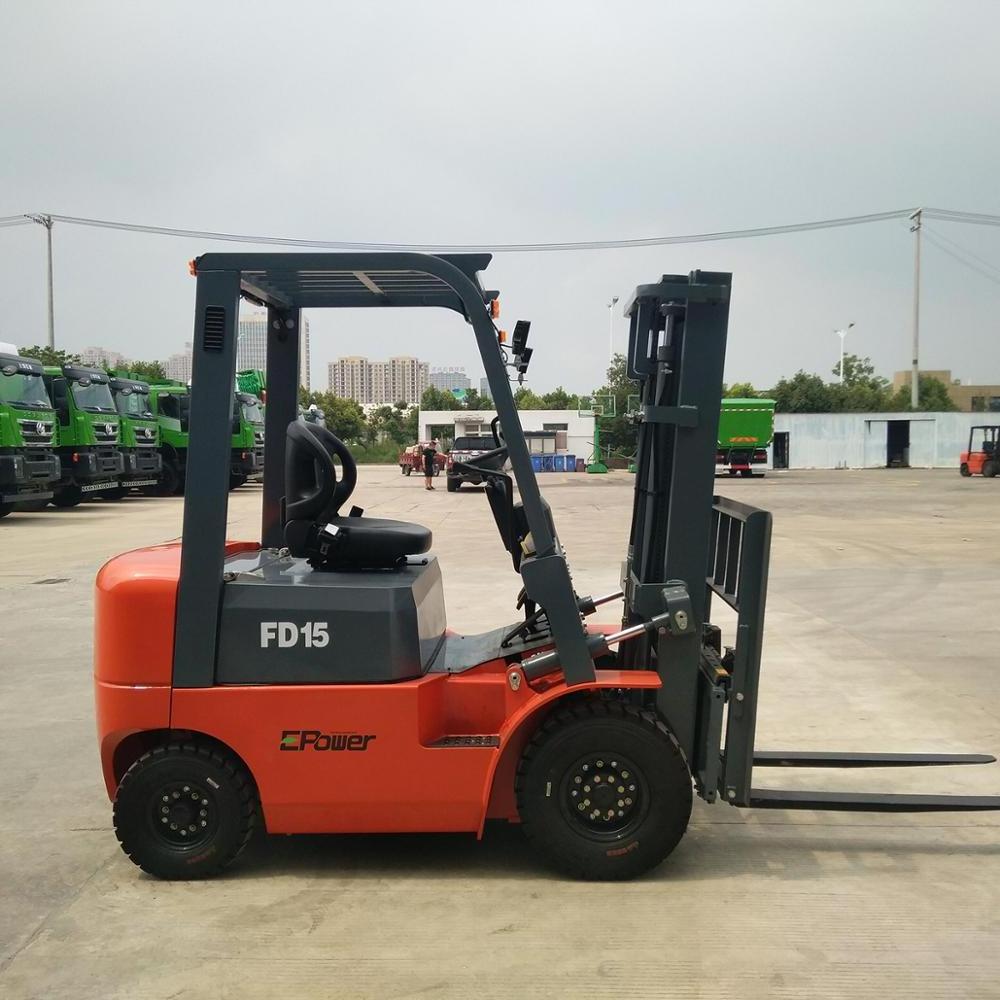 E-Power 1500kg Mini Diesel Forklift Clark Forklift with Best Price