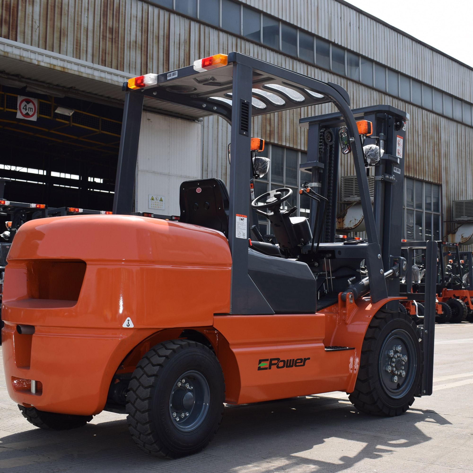 FD45 FD 50 4 ton 4.5 ton 5 ton Diesel Forklift with isuzu  Engine  3 Stages 4.5 m 2 Years Warranty