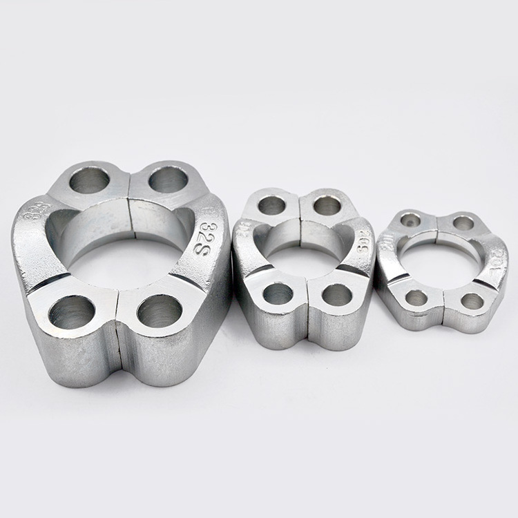 Factory Direct High Pressure Sae Split Flange Clamps Hydraulic Carbon Steel Clamp Flange