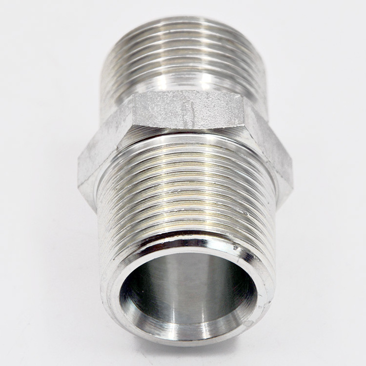 Hot Sale Hydraulic Hose Ends Crimp Fittings Stainless Steel High Pressure Forged Pipe Connector Fittings