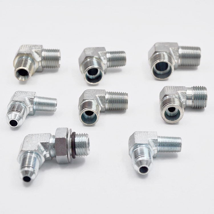 Custom Hydraulic Fittings Hose Connectors Stainless Steel Metal Pipe Fitting Adaptor