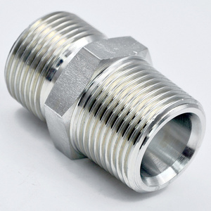 Hot Sale Hydraulic Hose Ends Crimp Fittings Stainless Steel High Pressure Forged Pipe Connector Fittings