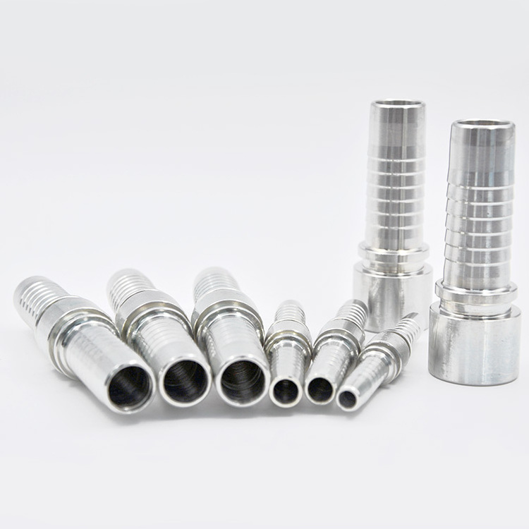 Galvanized Pipe Fittings Carbon Steel Double Male Thread Barrel Nipple Pipe Fitting Hydraulic Hose Fitting Double Connector