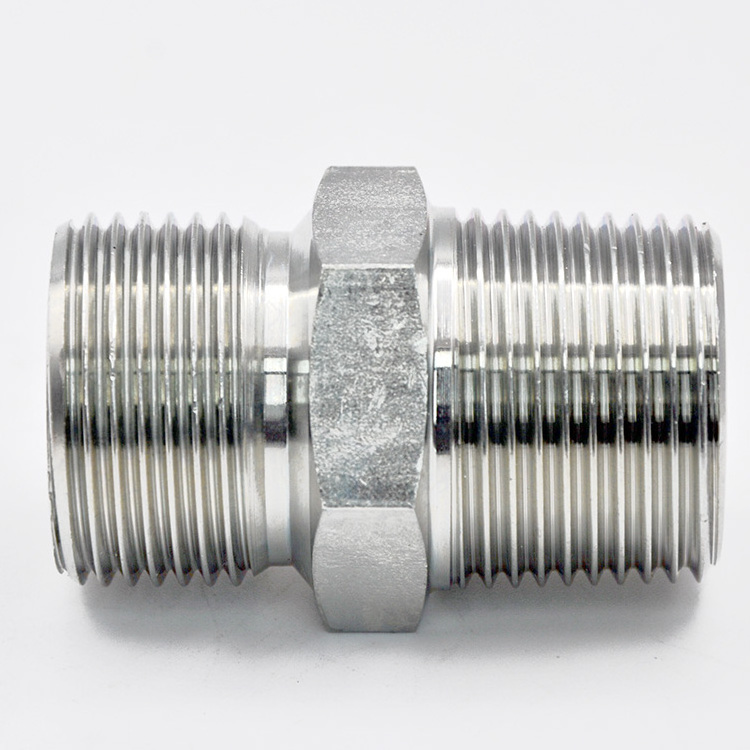 Hot Sale Hydraulic Hose Ends Crimp Fittings Stainless Steel High Pressure Forged Pipe Connector Fittings