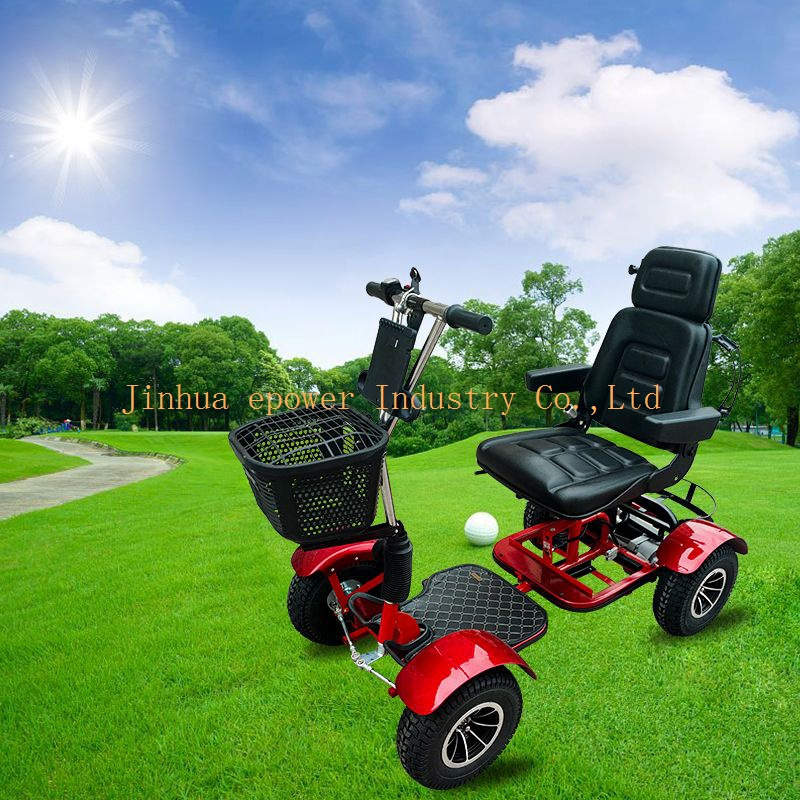 Golf Buggy Cart Mobility Golf Scooter Single Rider Golf Carts With Umbrella Card