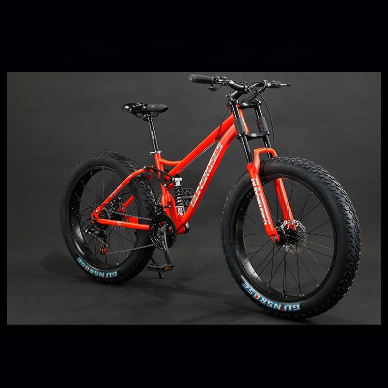 Fat Wheels 26 Inches Full Suspension Fat Bike Mountain Bike Bicycle